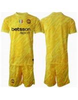 Inter Milan Keeper Bortedraktsett Barn 2024-25 Korte ermer (+ bukser)